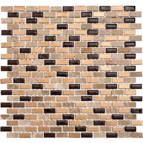 Autumn Acorns - glass tile